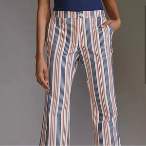 NWT Anthropologie Striped Flare Pants